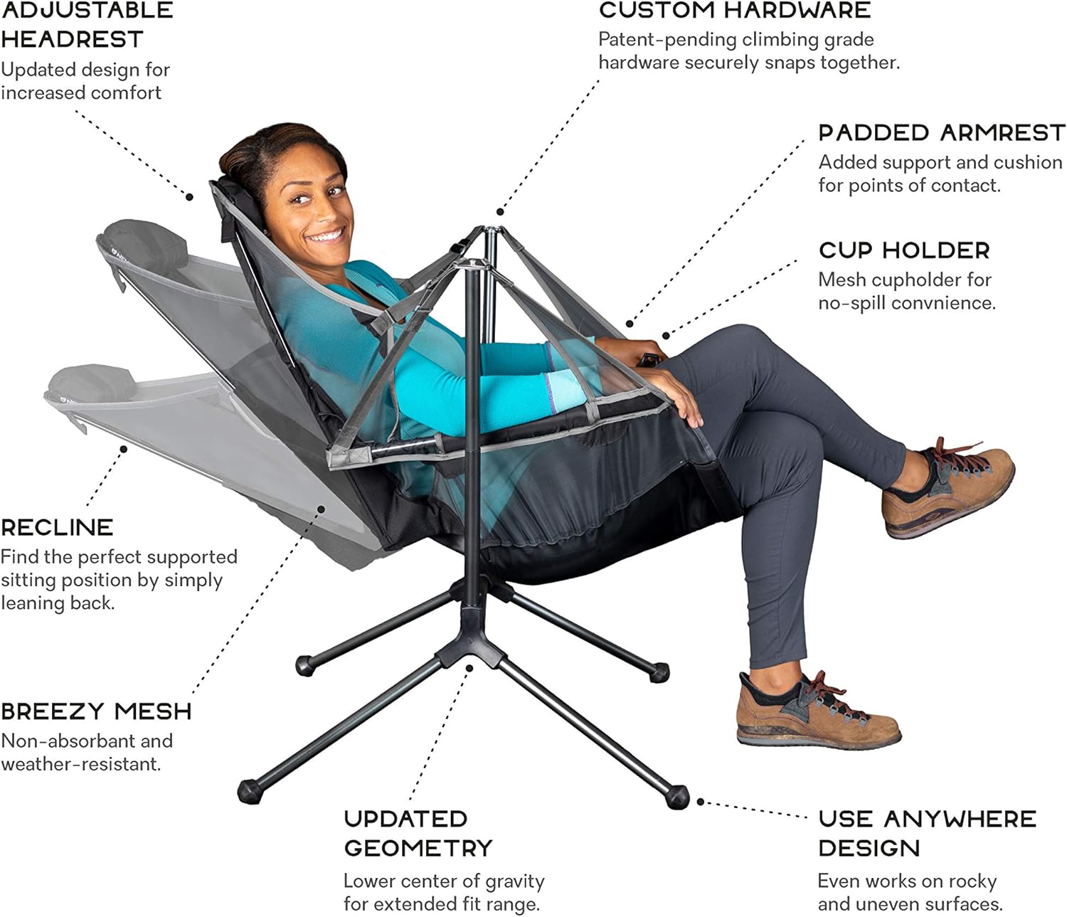 Equipment Stargaze Reclining Luxury Camping Chair Oxide