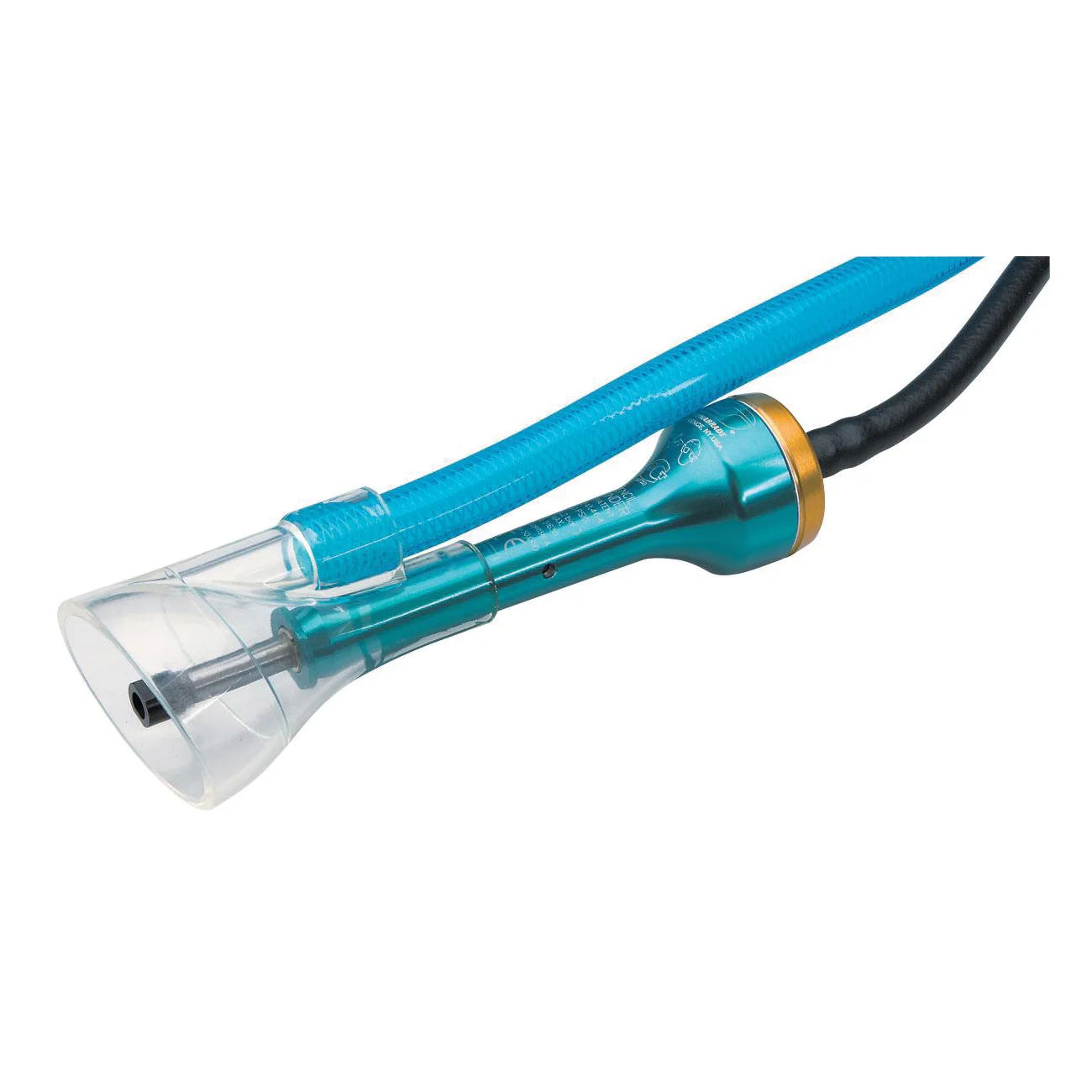 Dynabrade 51631  ~  .1 Hp Straight-Line Pencil Grinder Central Vacuum 50000 Rpm Turbine Air Motor Rear Exhaust 3 mm Collet