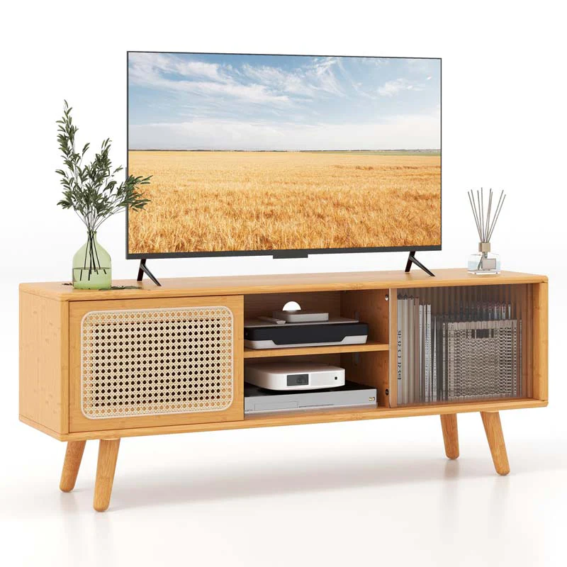 Mid Century Modern TV Stand for TVs up to 55