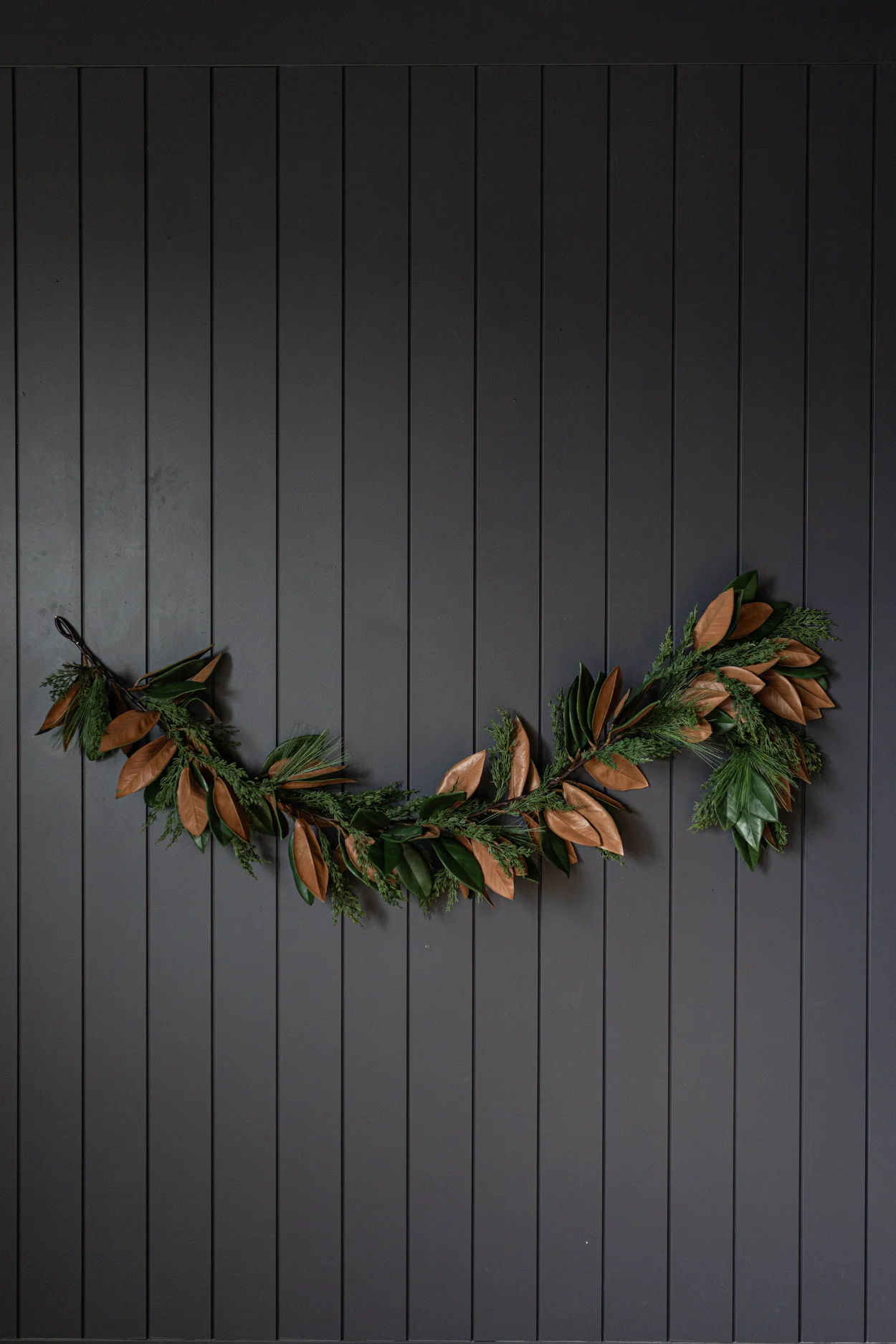 Magnolia Norfolk Cypress Mixed Real Touch Garland - 6 Ft