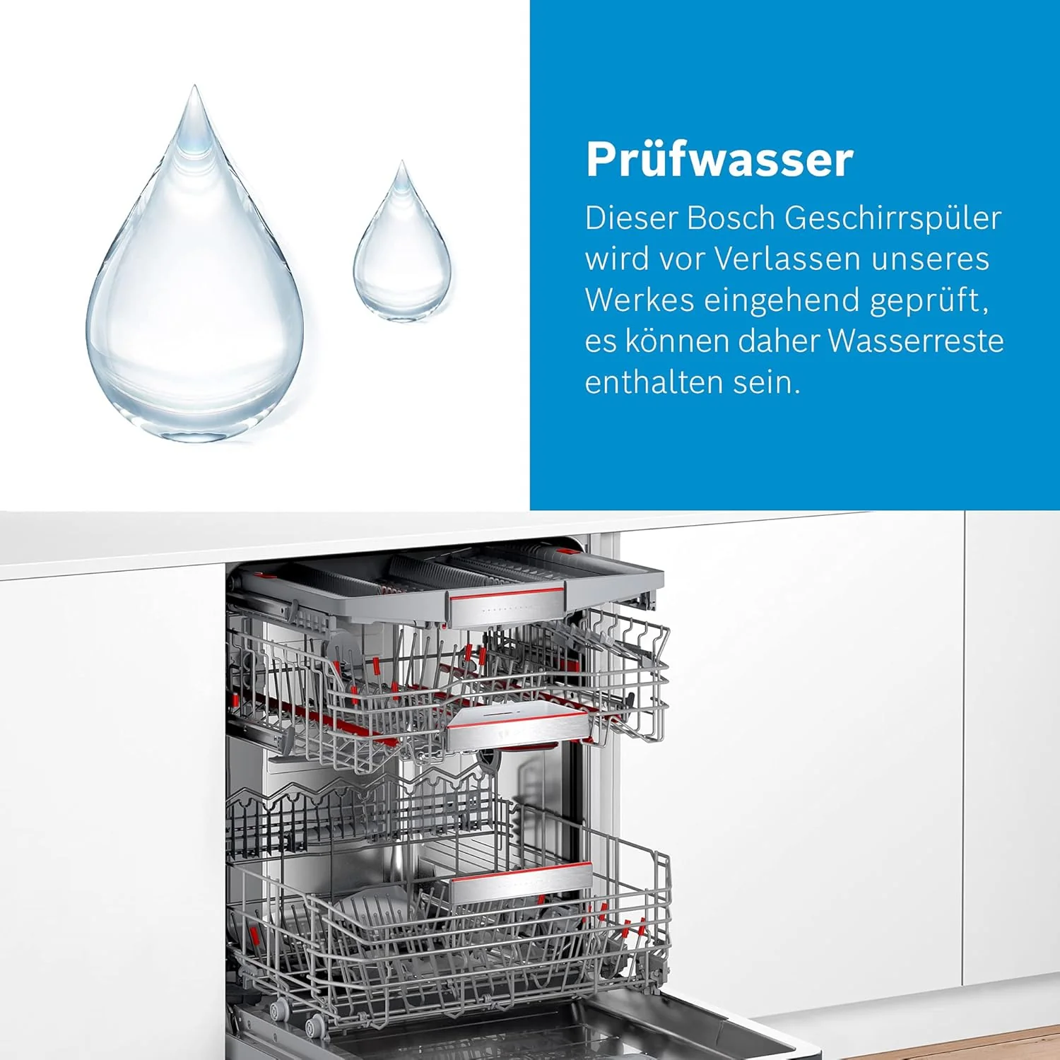 Bosch SPS4HMI61E Serie 4 Lavastoviglie a libera installazione / E / 45 cm / Acciaio inox / 76 kWh/100 cicli / 10 coperti / SuperSilence / Extra asciugatura / VarioCassetto / Home Connect