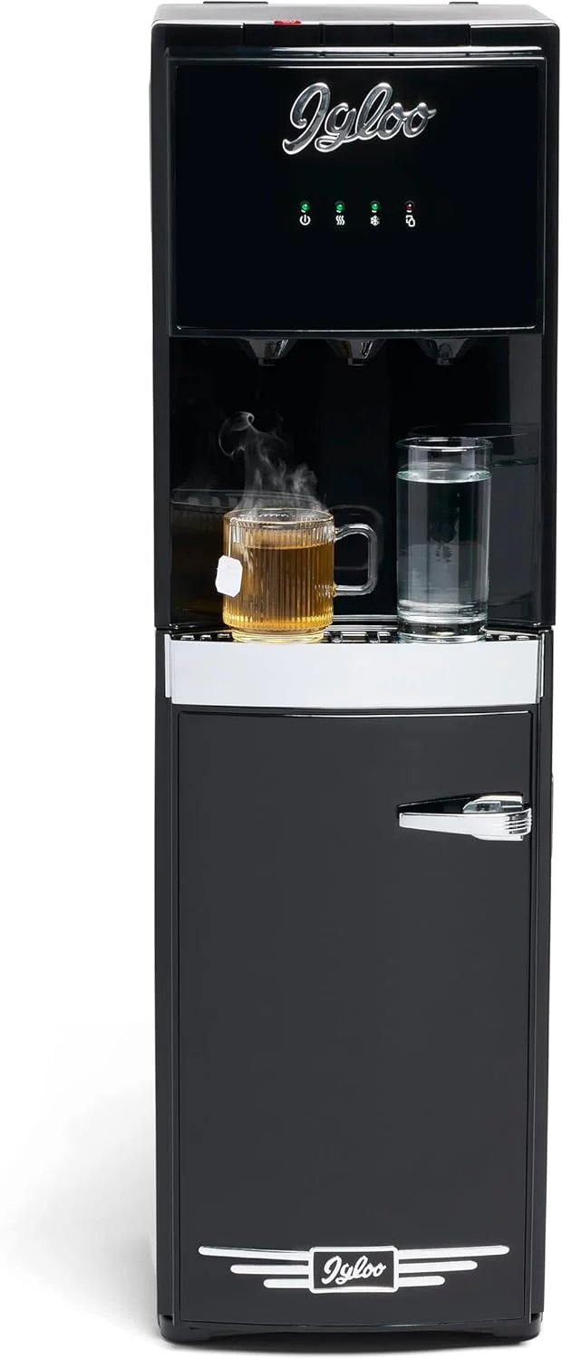 Igloo Bottom Loading Water Cooler Hot Cold Room Temperature Dispenser Stainless Steel