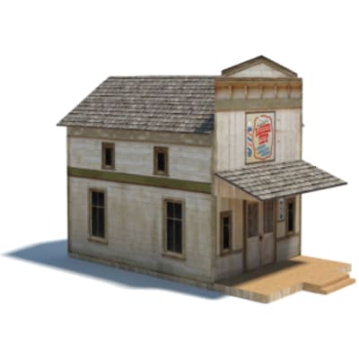 Wild West Barber Shop (cream)