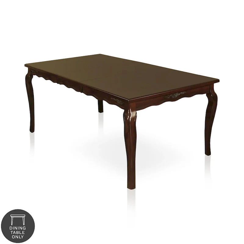Traditional Dark Walnut Dining Table (60
