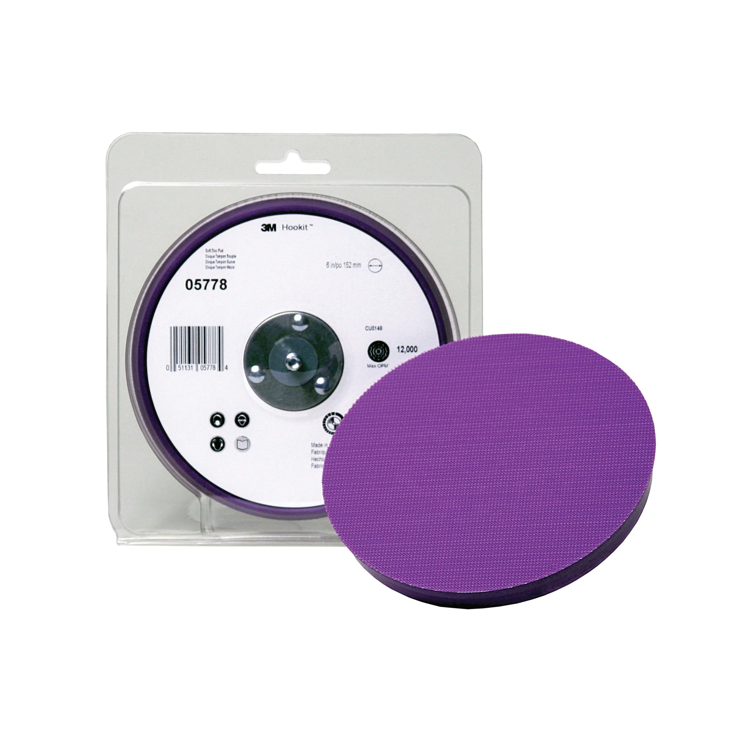 3M 05778  ~  Hookit Painter'S Disc Pad 0 6 in (15.24 cm)