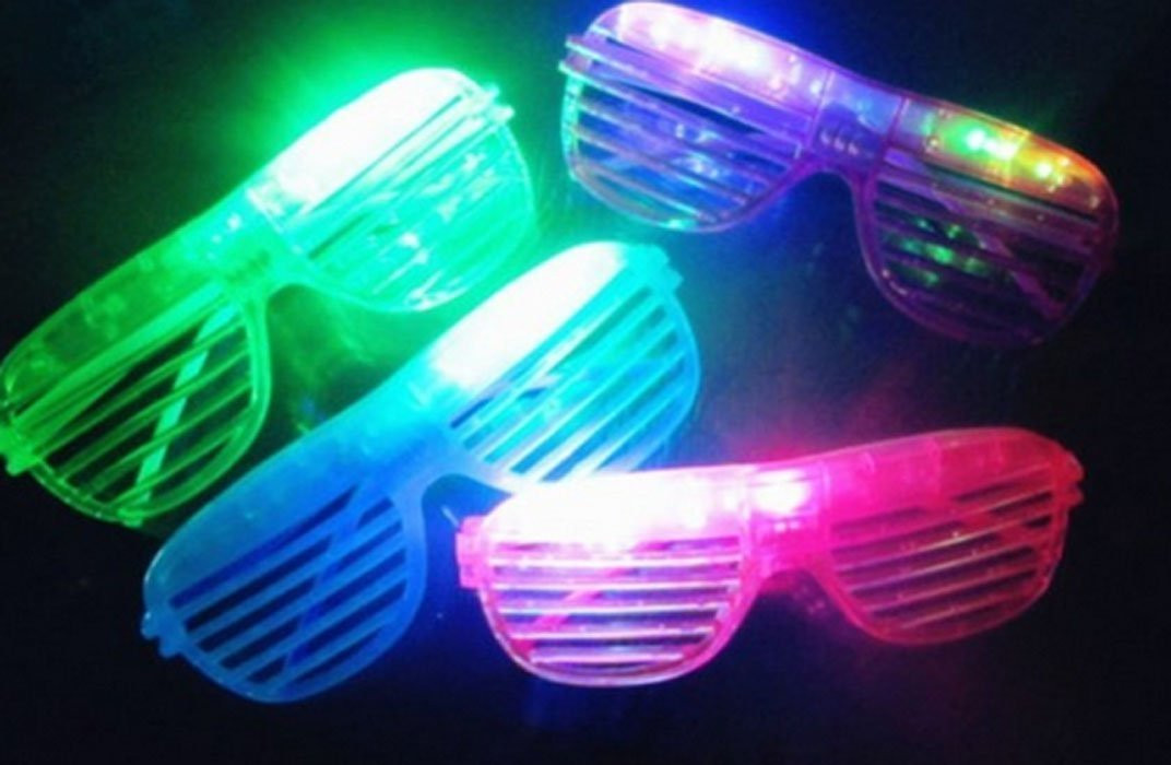 LED Sunglasses | Rave Glasses | 12 PACK Imagine ? 70001D