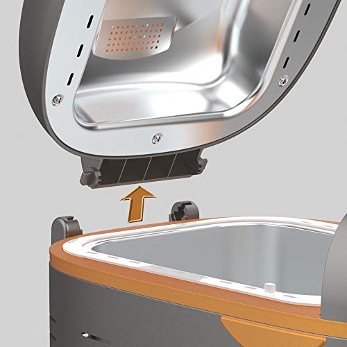 Imetec La Panetteria  zeroglu, Macchina per pane, Ciabatte, Panini, Dolci con farine naturali e senza glutine, 20 programmi, 2 pale impastatrici, Temperatura di lievitazione controllata : Amazon.it: Casa e cucina