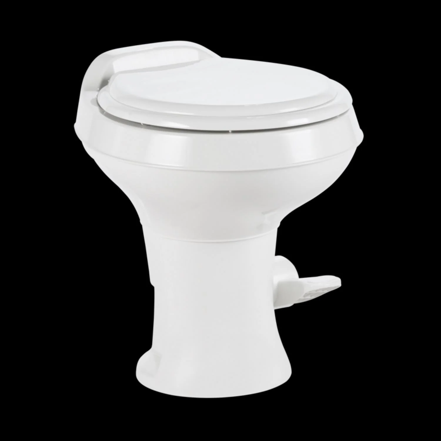 Dometic 302300071 300 Series Standard Height Heavy Duty Plastic RV Toilet, White