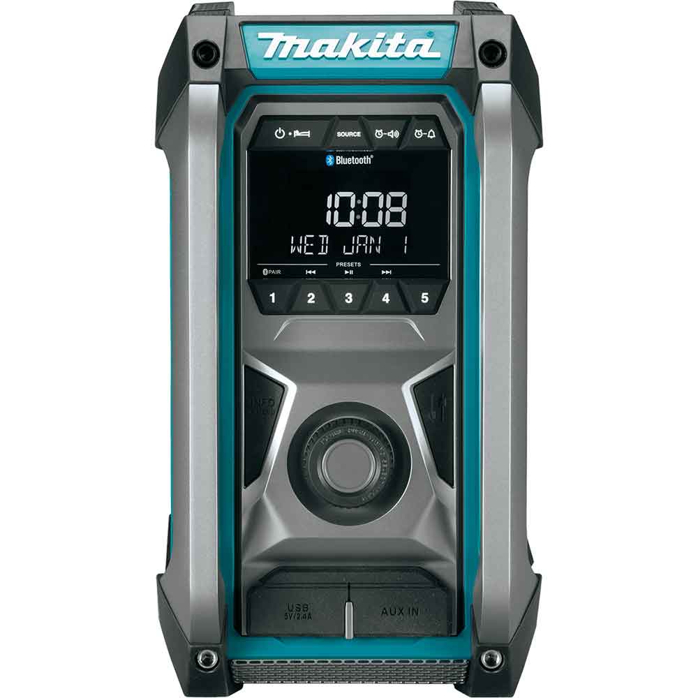 2025 Makita GRM03 Draadloze Bluetooth Radio voor Werkplek 40V MAX XGT - Los Gereedschap