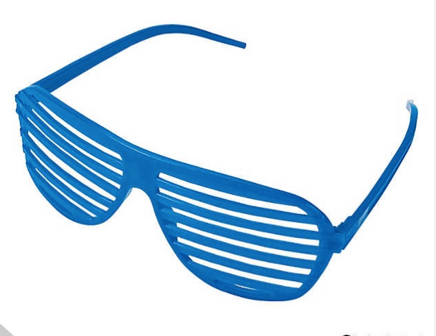 Blue Shutter Shades 12 PACK 1164