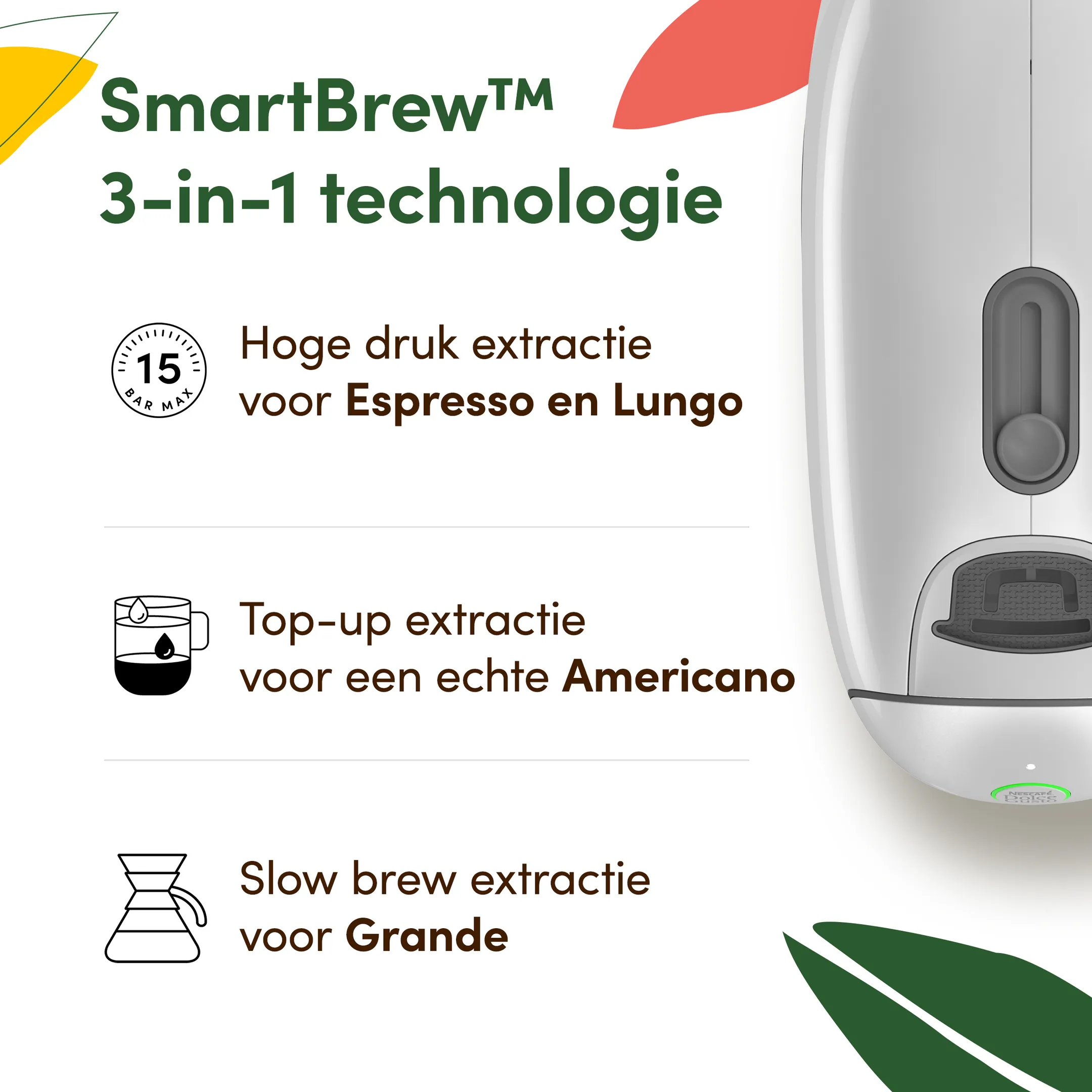 Krups Koffiemachine NESCAFÉ Dolce Gusto NEO CAFFÈ wit KP830110