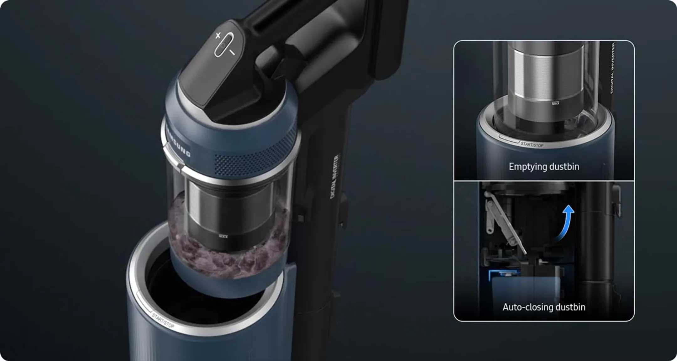 Samsung Steelstofzuiger Bespoke Jet Plus Misty White VS20B95843W/WA