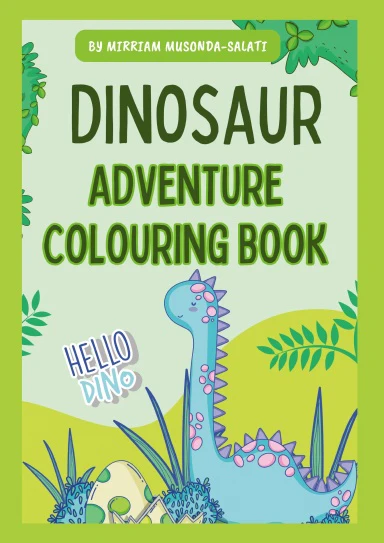 Green Fun Cute Dinosaurus Children Book Cover