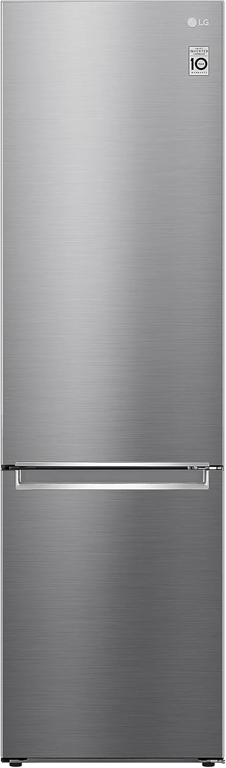 LG GBV22NCCEP Kühl-/Gefrierkombination – Smart Inverter Compressor, Total No Frost, Modern Flat Door Design, Matt Schwarz Metallic, Energieeffizienz A