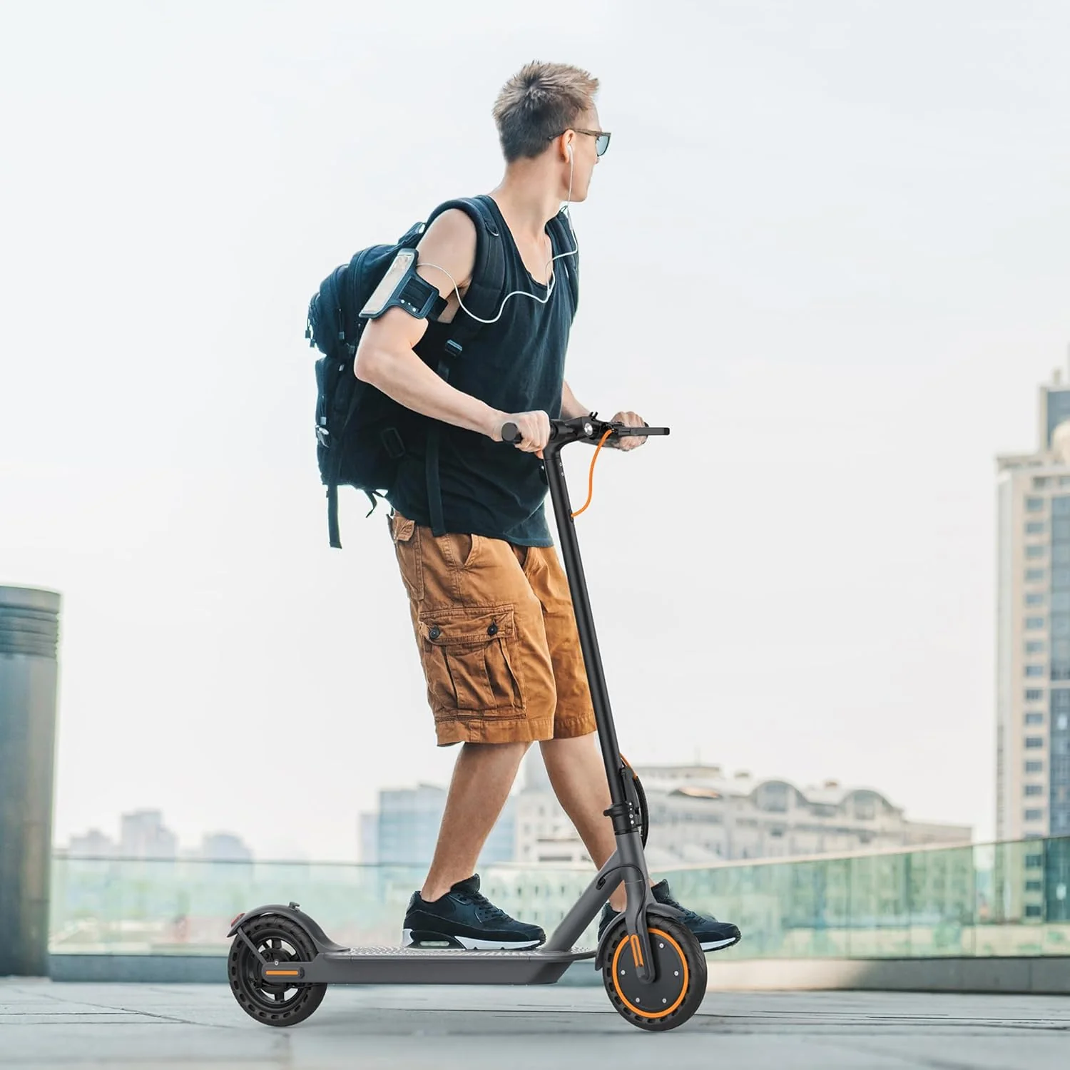 Electric Scooter, 350W/500W Powerful Motor, 8.5