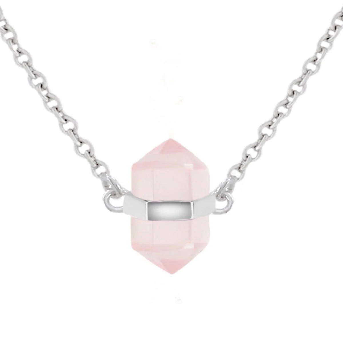 Laihas Crystal Kindness Rose Quartz Necklace