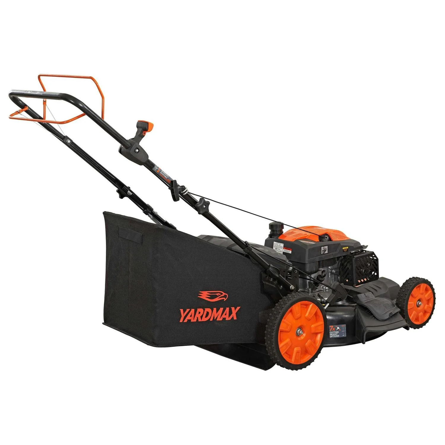 YG2860 22′′ 201cc 3-in-1 Gas Self-Propelled Lawn Mower with CVT and High Wheels