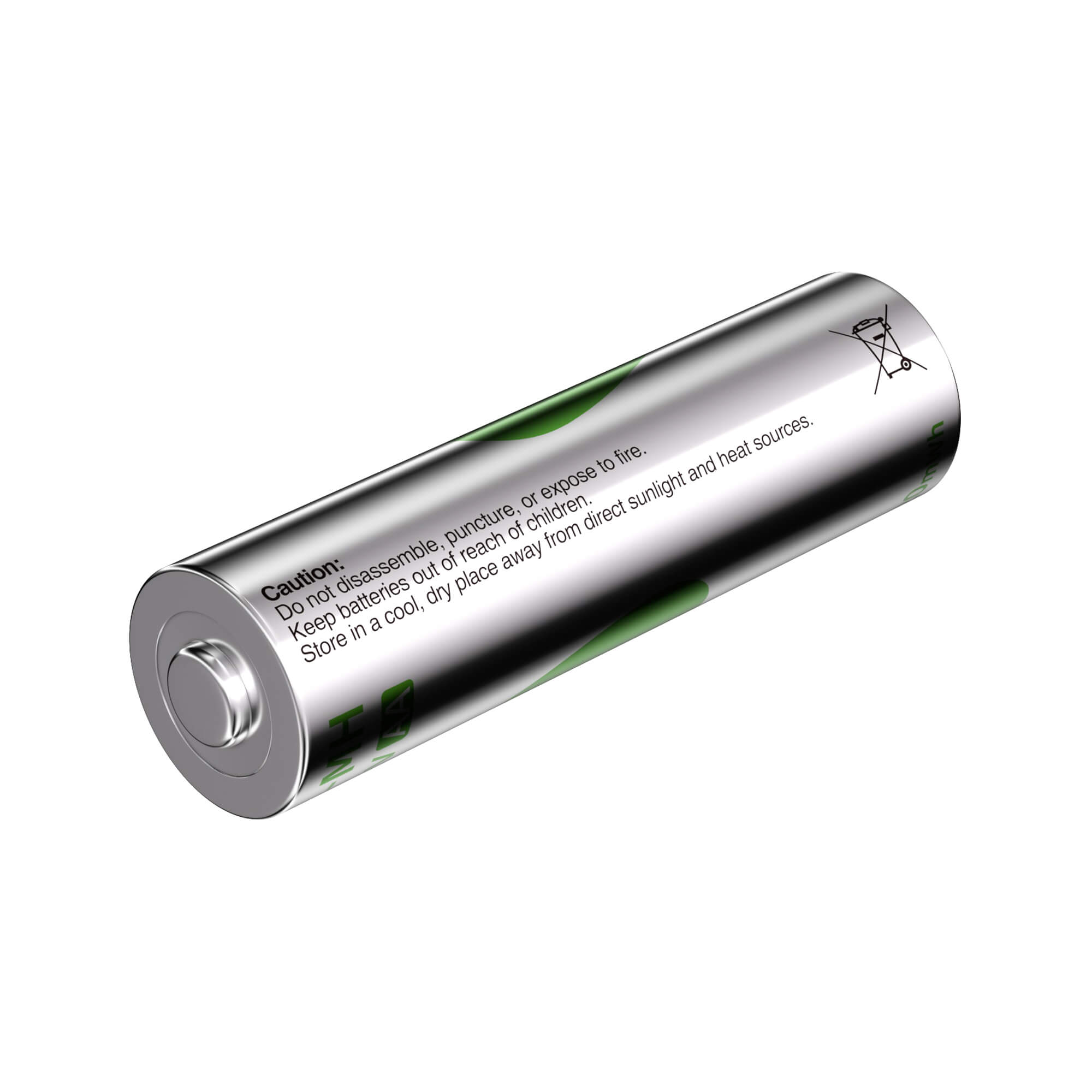 4pcs Ni-MH AA Rechargeable Batteries 3120mWh Constant
