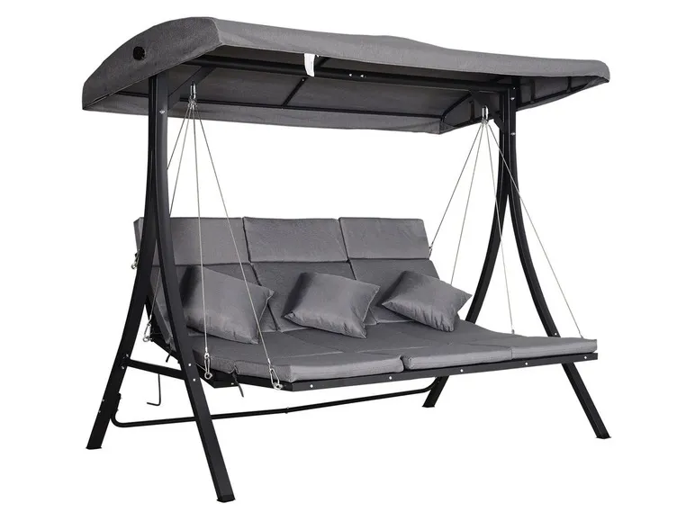 Outsunny Hollywoodschaukel Lounge, 3-Sitzer