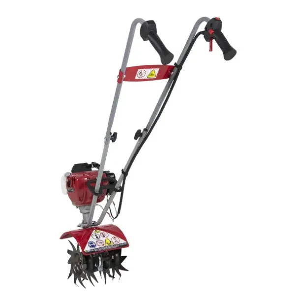 MANTIS Mini-kapálógép/kultivátor 25 cm3 9 hüvelyk Elülső kapatag Előre forgó kapálógép