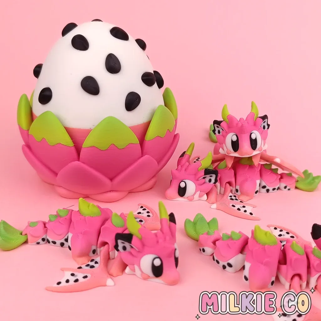 Dragonfruit Keychain