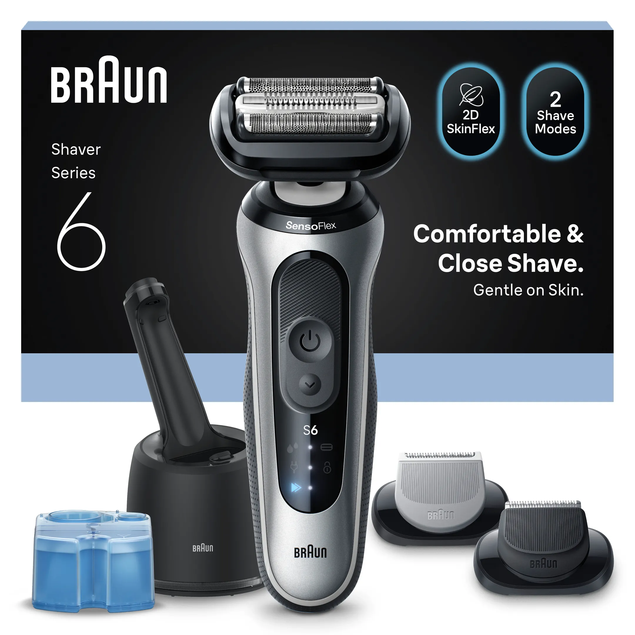 Braun Elektrisch scheerapparaat Series 6 62-S7650cc
