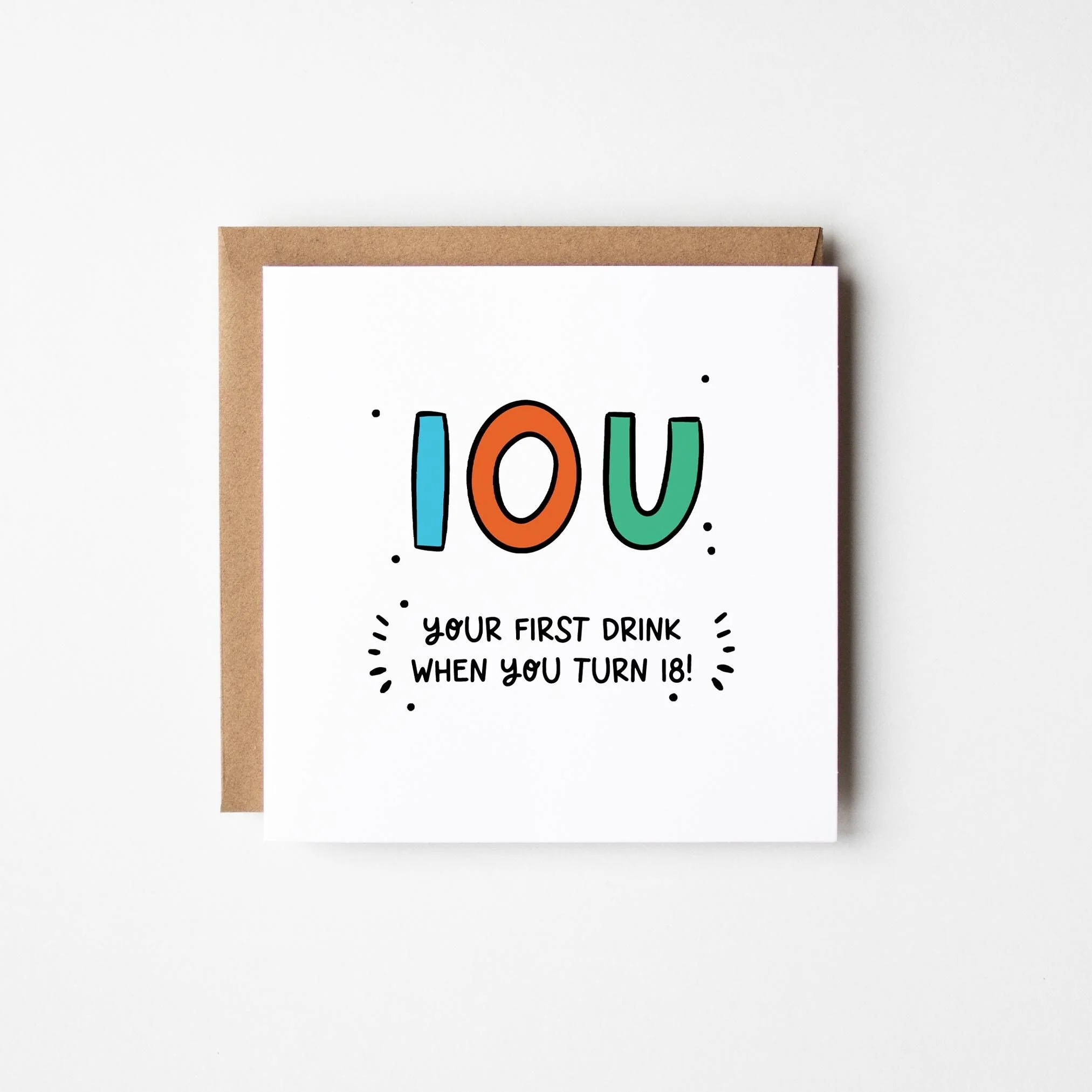 IOU Card ? Personalised IOU Card ? Promise Card ? Surprise Gift Card