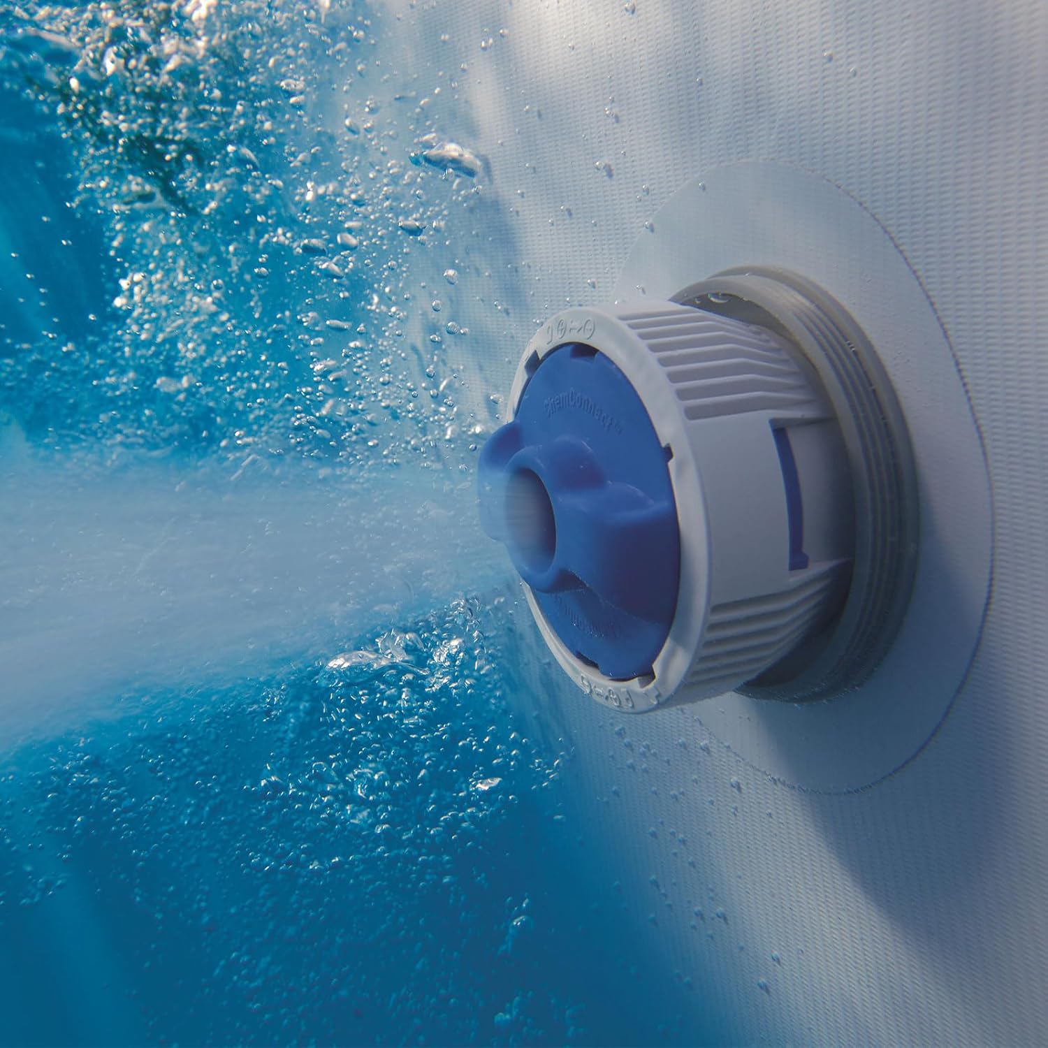 Bestway 56629| Power Steel - Piscine Hors-Sol rectangulaire, 282 x 196 x 84 cm, Pompe de Filtration et Distributeur Chemconnect Inclus