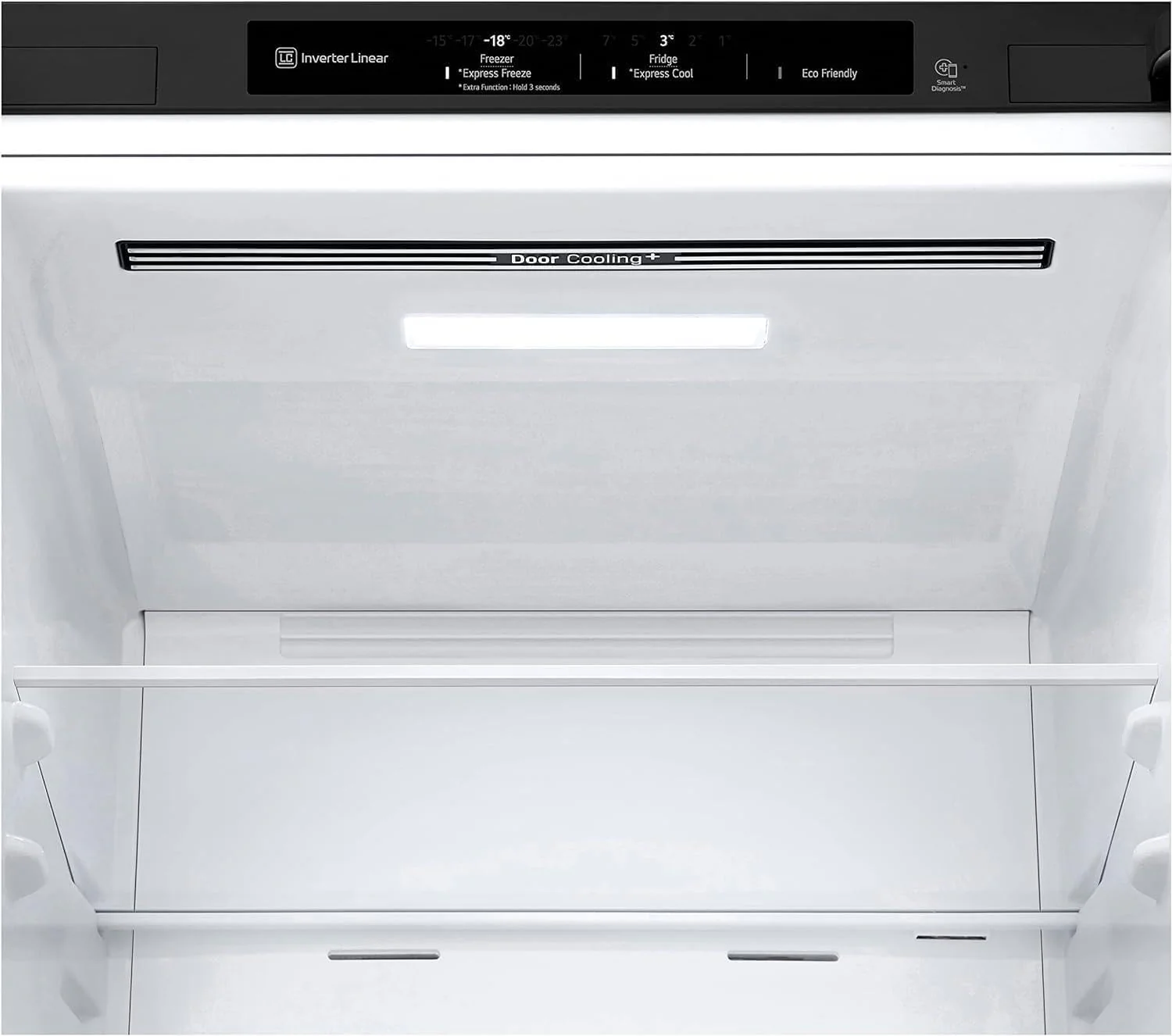 LG GBV22NCCEP Kühl-/Gefrierkombination – Smart Inverter Compressor, Total No Frost, Modern Flat Door Design, Matt Schwarz Metallic, Energieeffizienz A