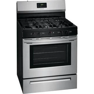 Frigidaire 30 inch (76 cm) wide freestanding 5-burner stainless steel gas hob FCRG3052AS