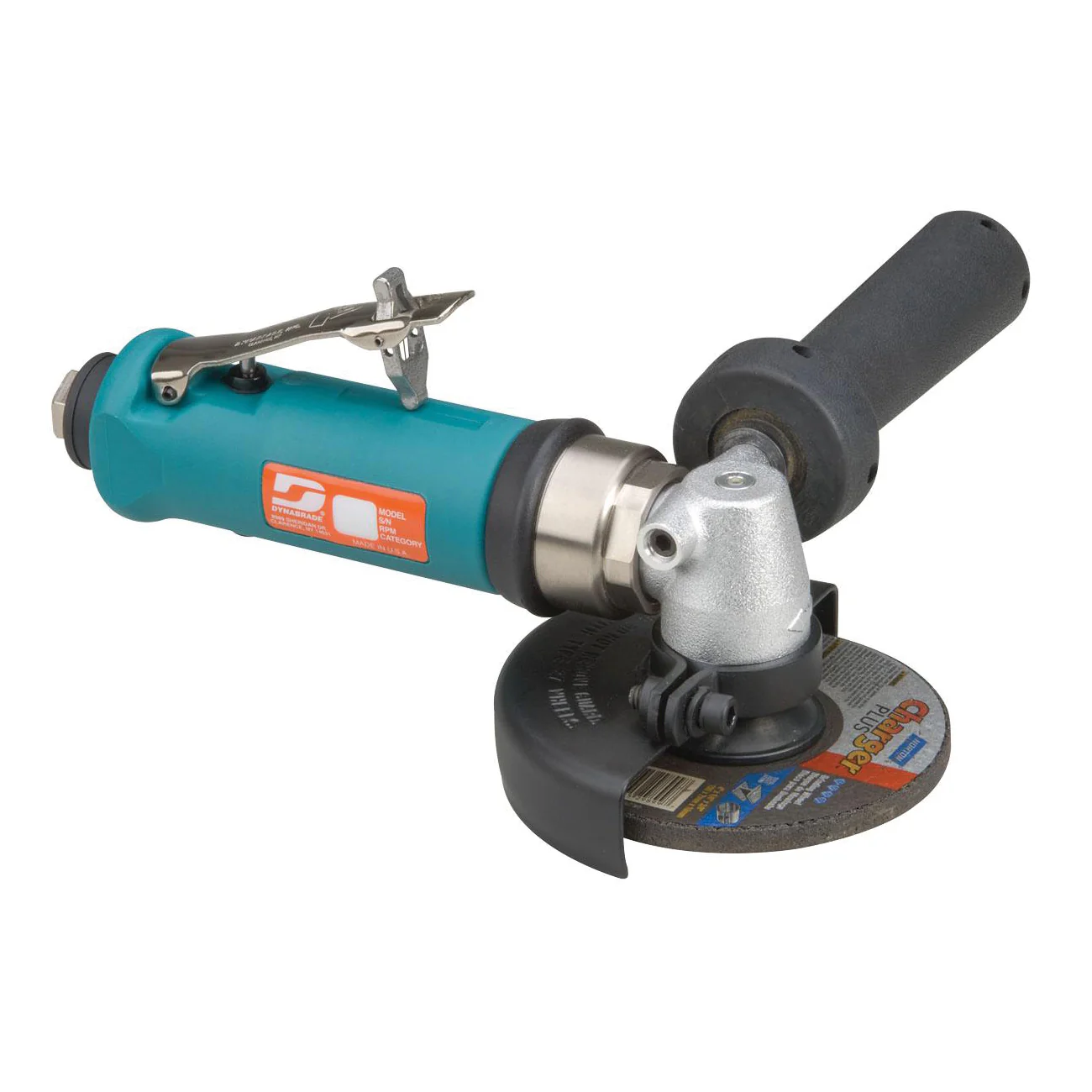 Dynabrade 54775  ~  4 Inch Diameter Right Angle Type 27 Depressed Center Wheel Grinder .7 Hp 13500 Rpm Composite