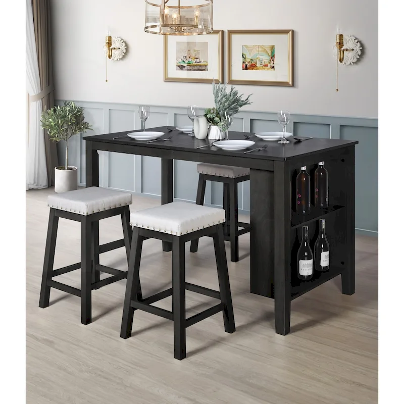 Africa 5-piece Counter Height Dining Table and Chair