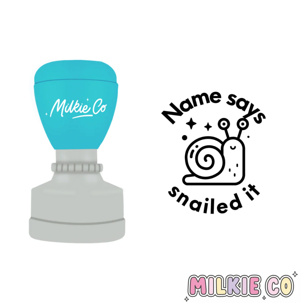 'Snailed it' Stamp