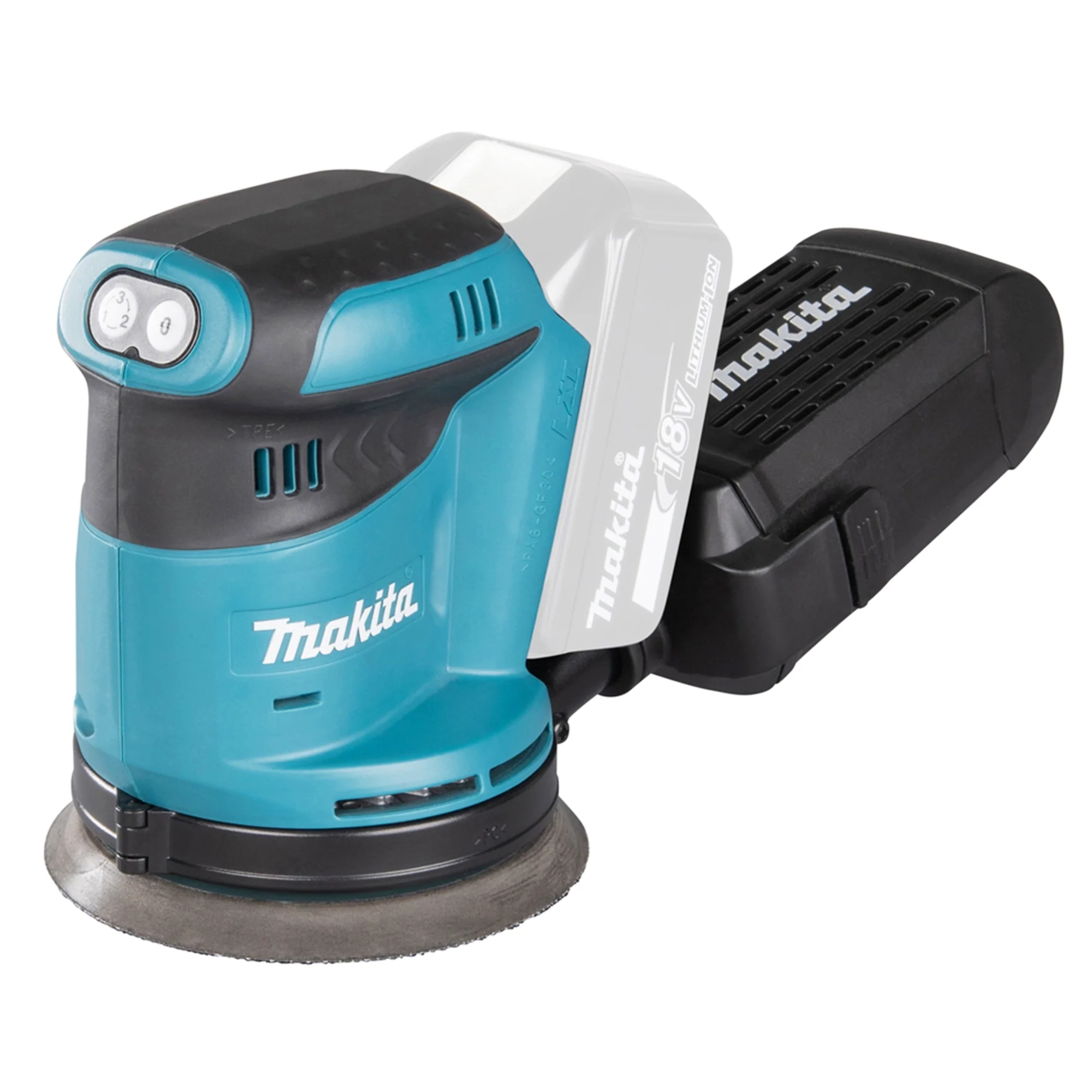 Levigatrice Orbitale a Batteria Makita DBO180ZJ 18V – Leggera e Maneggevole per Finiture Perfette