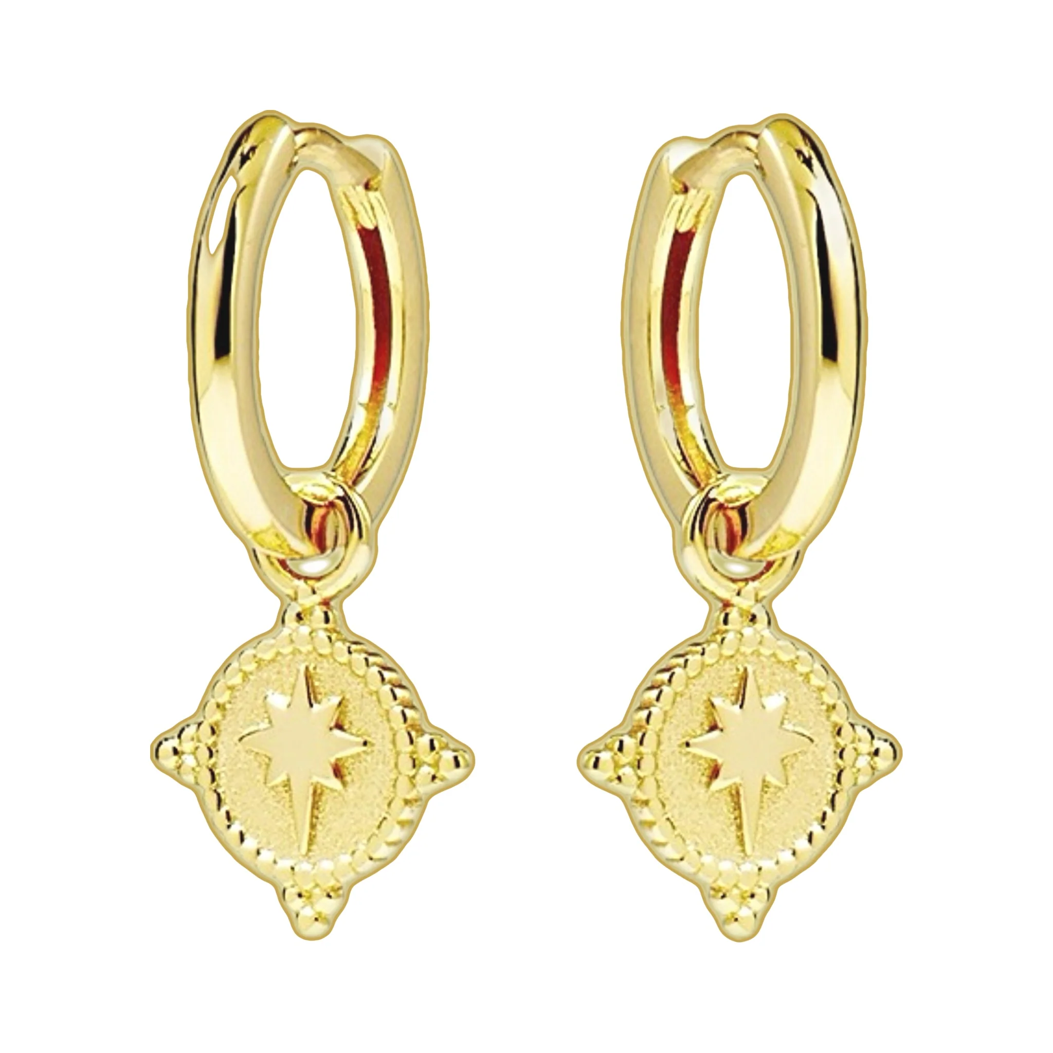 Laihas Prestige Southern Star Boho Gold Hoop Earrings