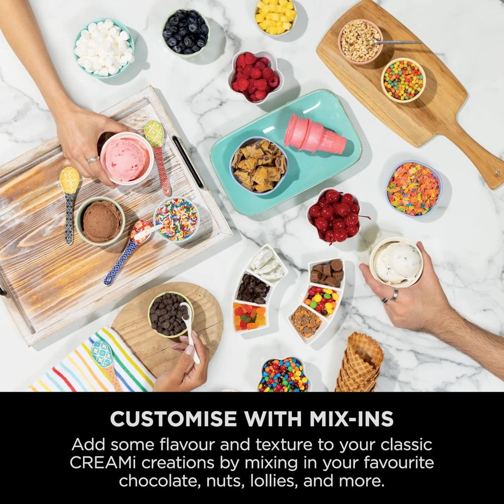 Ninja Swirl by CREAMi 13 in 1 Soft Serve and Ice Cream Maker - Platinum Silver | NC701UK