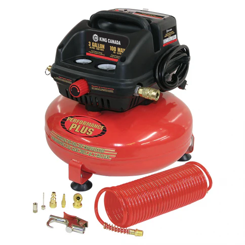 King Canada 8438  ~  Air Compressor Oil-Free Inflator Kit