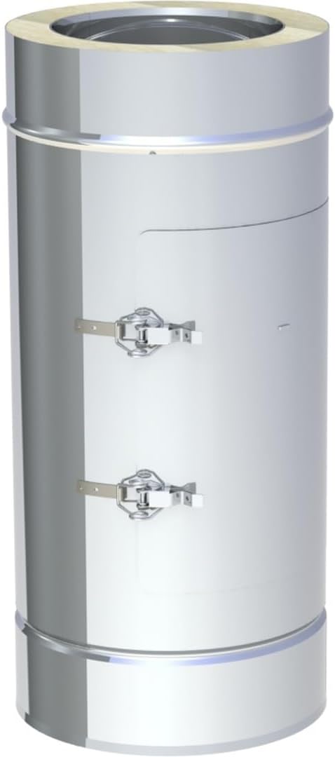 Jeremias DW-FU Revisionselement Design Plus Ø 450 mm Edelstahl Doppelwand Abgassystem Außenbereich bis 600°C N1