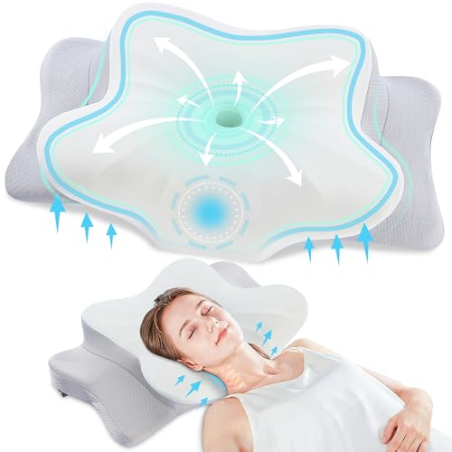 DONAMA Cuscino in memory foam, ergonomico, per chi dorme sul fianco, per fianchi, schiena e pancia : Casa e cucina