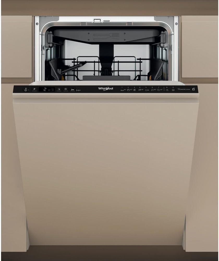 Whirlpool Lavastoviglie 45 cm, classe C, 11 coperti, terzo cesto fisso