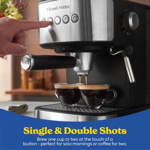 Russell Hobbs Everyday Espresso Pumped and Pod Coffee Maker - Black | 28700