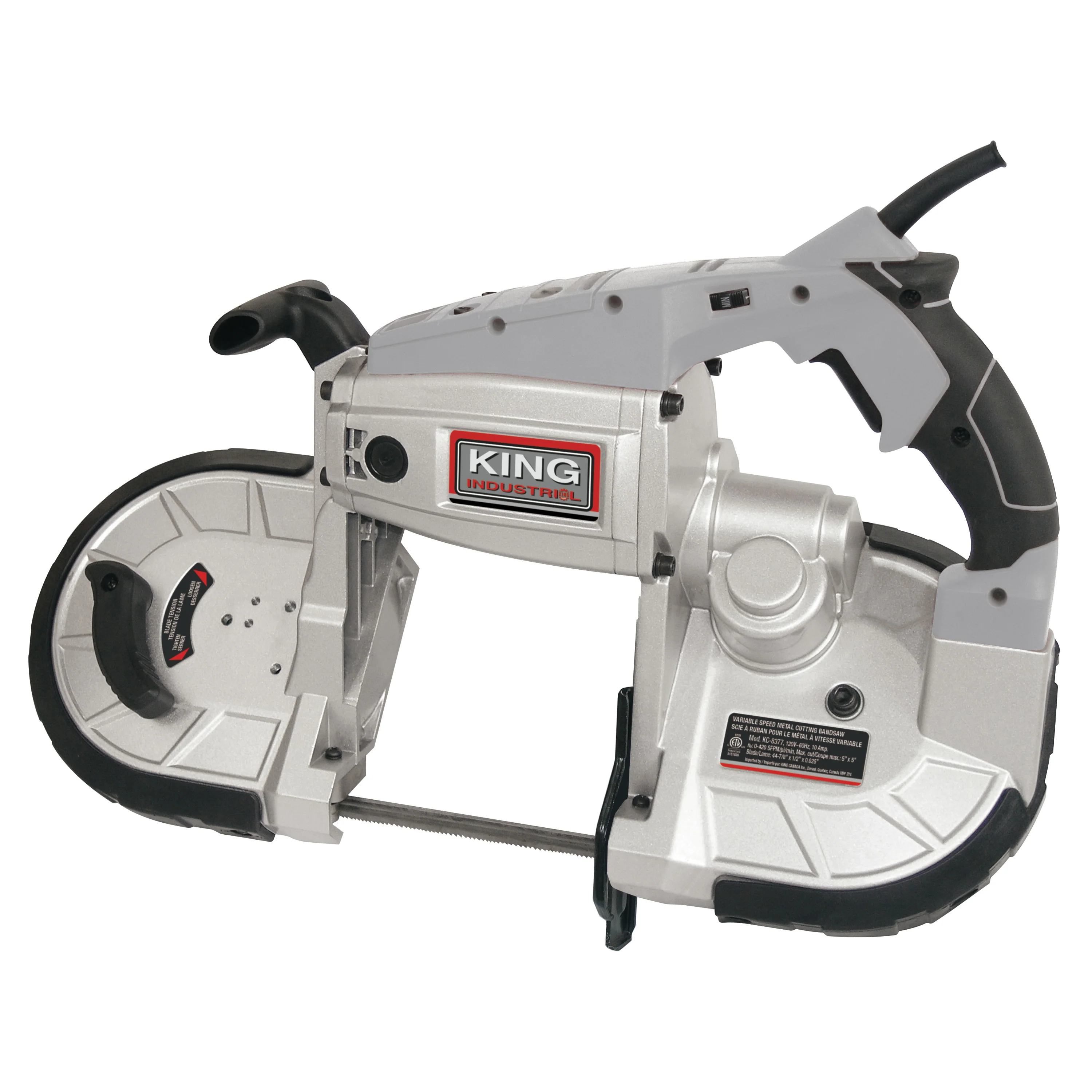 King Canada KC-8377  ~  Metal Cutting Bandsaw Portable Variable Speed