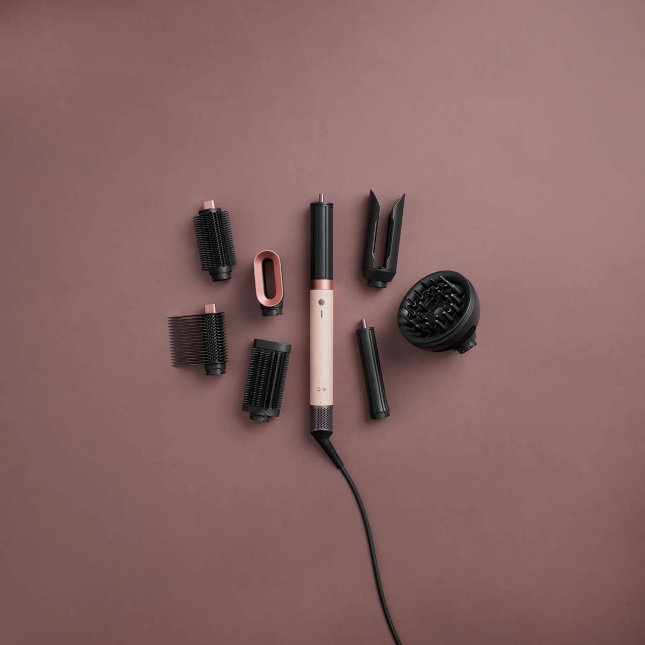 Dyson Airwrap Co-anda2x Straight+Wavy Ceramic Pink