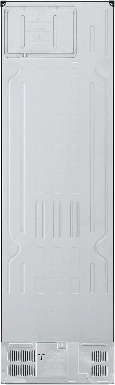 LG GBV22NCCEP Kühl-/Gefrierkombination – Smart Inverter Compressor, Total No Frost, Modern Flat Door Design, Matt Schwarz Metallic, Energieeffizienz A