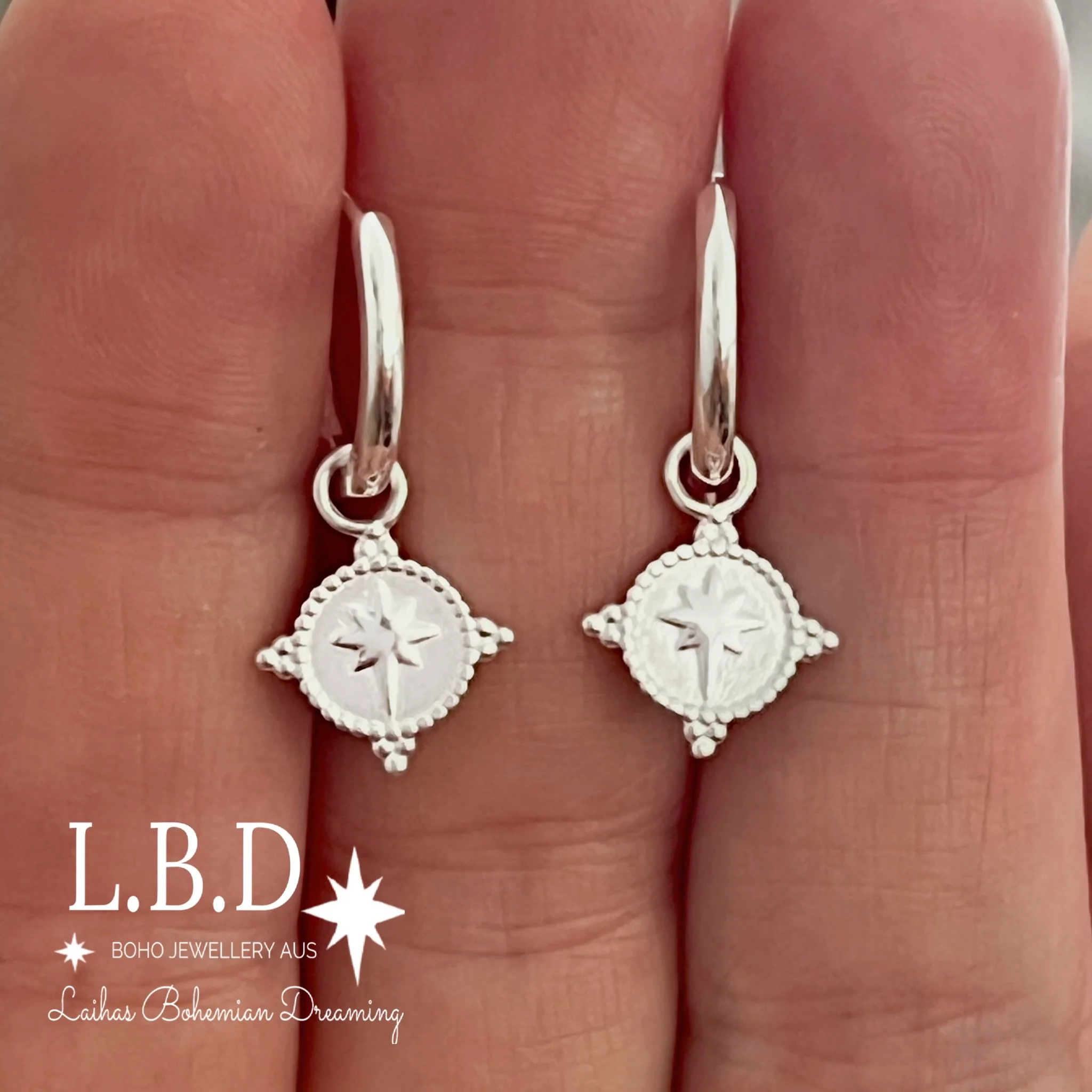 Laihas Prestige Southern Star Boho Hoop Earrings