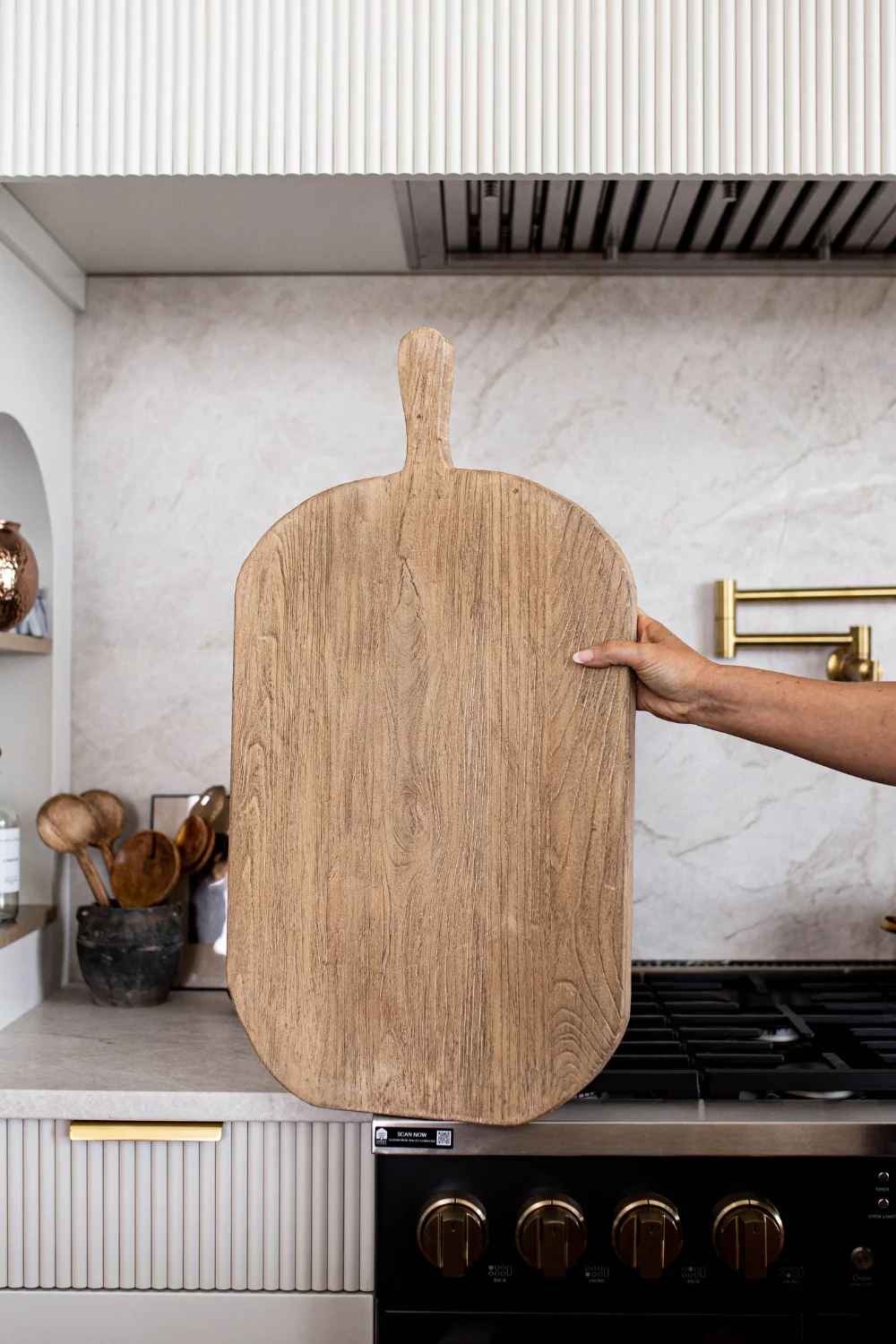 Reclaimed Elm Wood Cutting Board