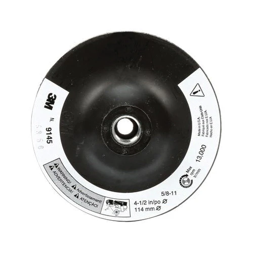 3M Scotch-Brite AB14111  ~  Backup Pads 914 (4-1/2 Inch x 5/8-11) Black
