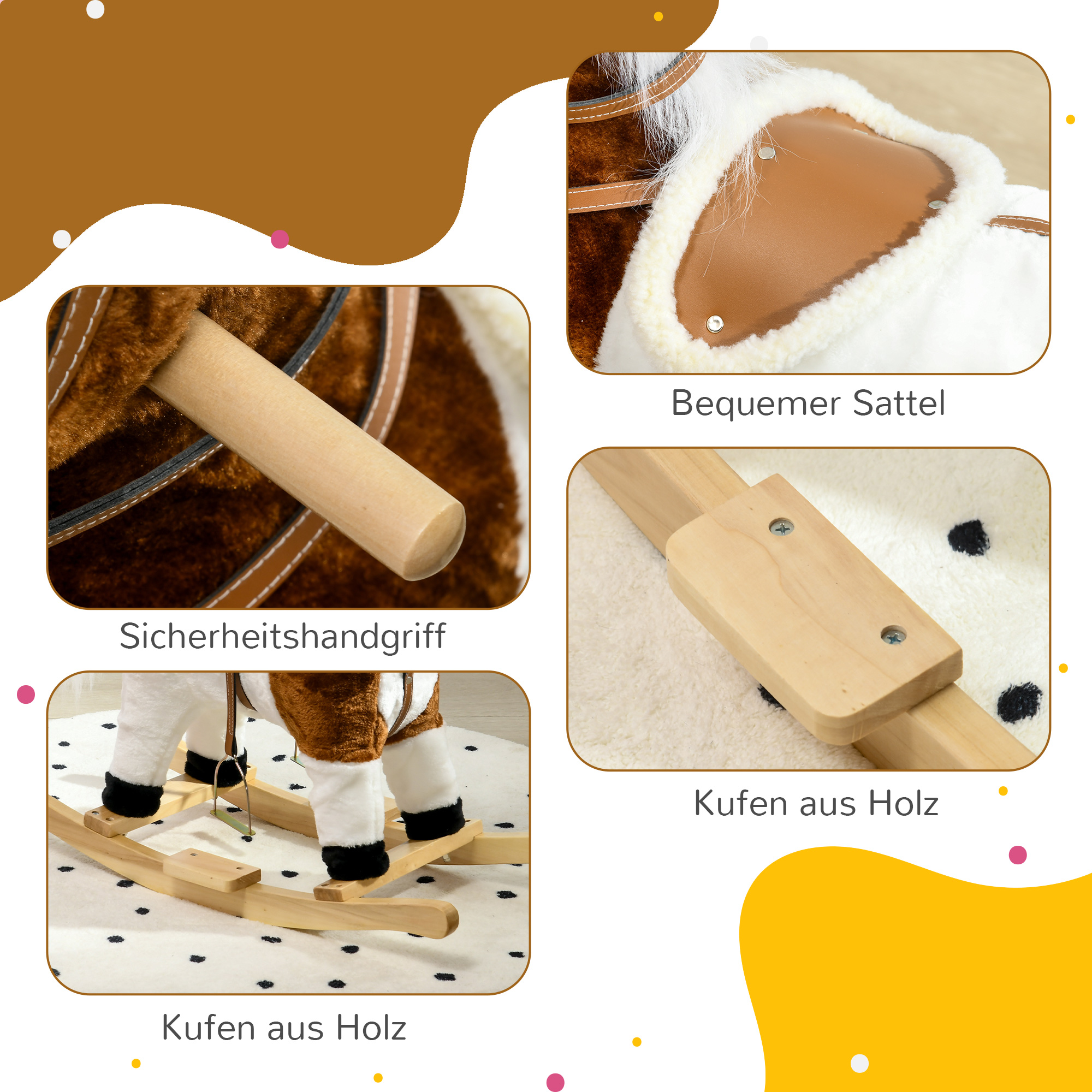 HOMCOM Bartafel met 2 stoelen in industriële stijl, set van 2 barkrukken met tafel, industriële stijl, 3-delig, bruin + zwart