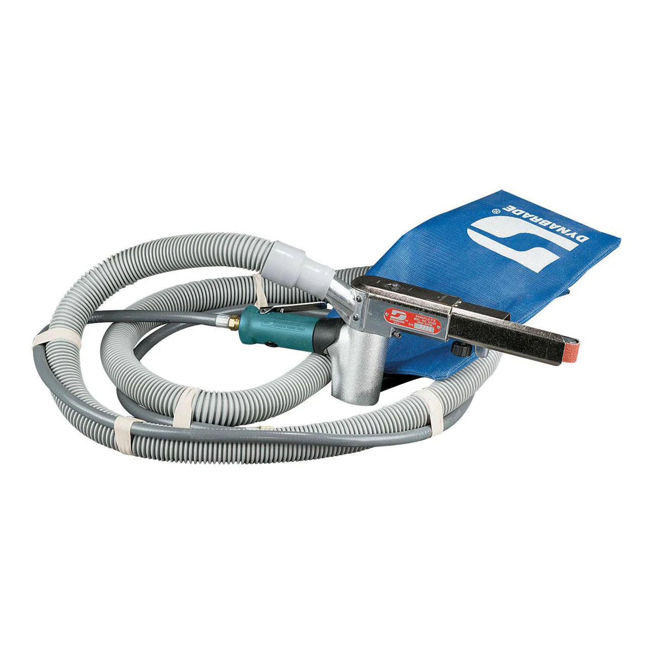 Dynabrade Dynafile 40330  ~  Vacuum Dynafile II Abrasive Belt Tool .4 Hp 7 Degree Offset 25000 Rpm Front Exhaust 1/4 3/4X18 24 Belt