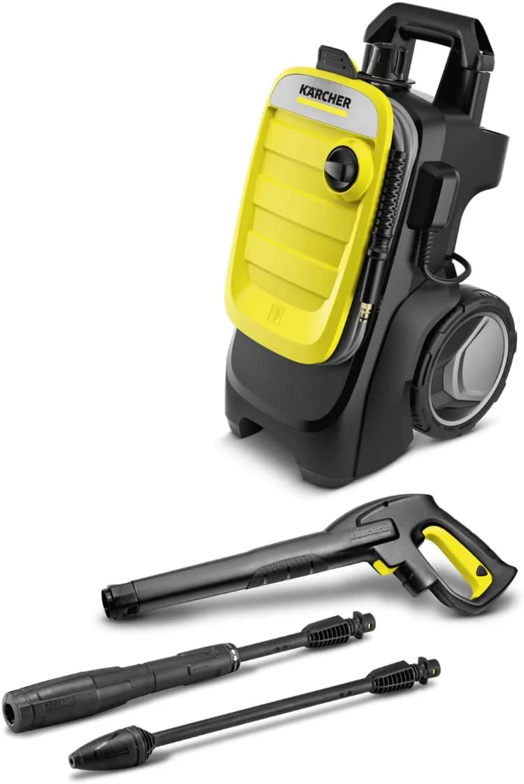 Krcher hogedrukreiniger K 7 Premium Power Home, druk: 180 bar, debiet: 600 l/h, oppervlaktecapaciteit: 60 m/h, vermogen: 3.000 W, slanghaspel, met pistool, vuilvreter, spuitlans